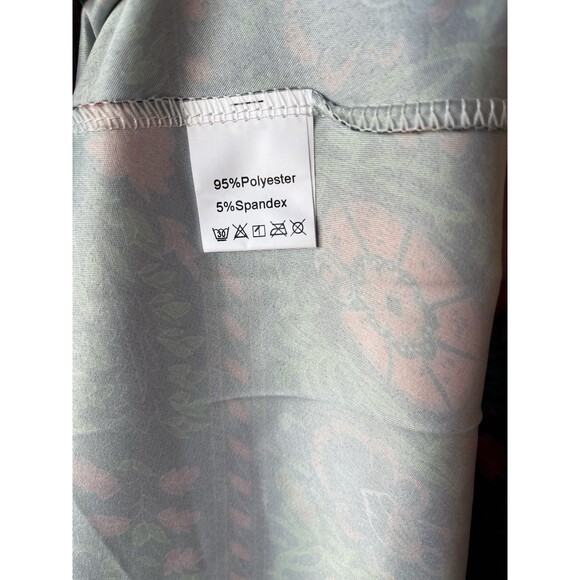 Dalia MacPhee womens Belted Long Maxi Dress size Medium (4-6) Navy & Red Floral - Picture 8 of 9